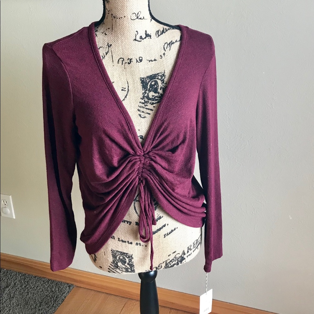 💜2/$15 Maroon sweater NWT